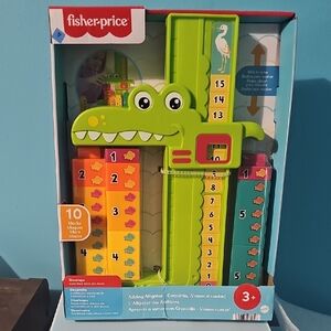 Fisher-Price Green Alligator Counting Blocks